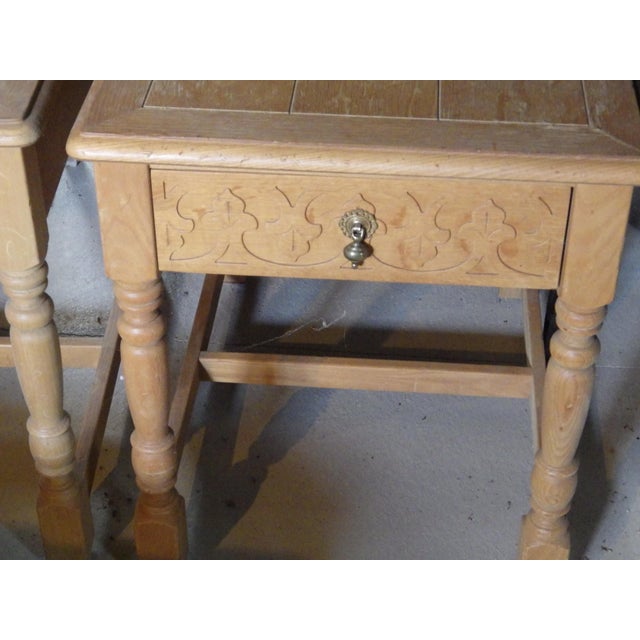 Henredon Rustic Country End Tables a Pair Chairish