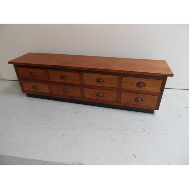 Vintage Dutch Sideboard with 8 Drawers, 1950s, in Very Good conditions. Designed 1950 to 1959
