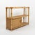 Midcentury beautiful cabinet storage or sideboard in bamboo and rattan composed of one drawers and three shelves in the...