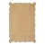 Olive Natural Jute Wave Scallop Rug 3x5 Ft. For Sale