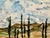 Rustic Henry Emil Salloch Original Watercolor on Paper Gredos, Mts. 1973. For Sale - Image 3 of 7
