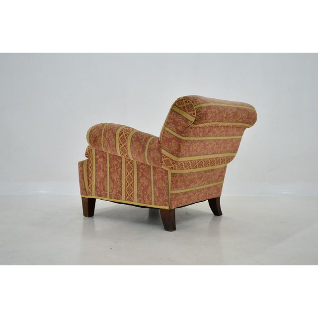 Art Deco Armchair, Czechoslovakia, 1940s For Sale - Image 6 of 18