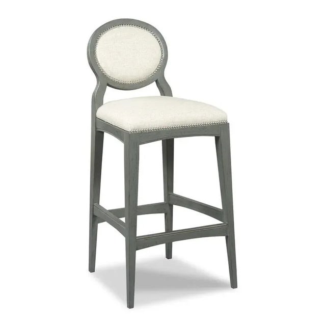 Transitional Modern Ventura Bar Stool For Sale - Image 3 of 3