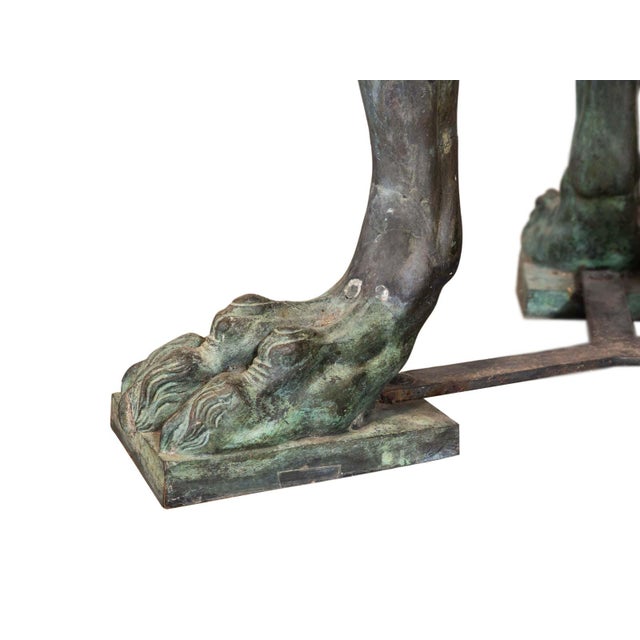Antique Bronze Gueridon For Sale - Image 4 of 5