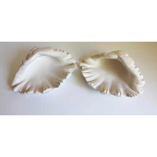 Serge Roche Style Clam Shell Wall Pockets - A Pair For Sale - Image 9 of 13