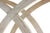 Wood Console Table With Elegant Crossing Leg Pattern For Sale - Image 7 of 10