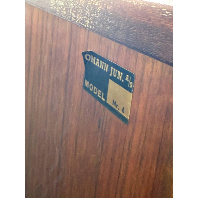 Omann Jun Møbelfabrik Ohmann Jun Model 6 Rosewood Bookcase Danish Mid-Century Modern For Sale - Image 4 of 12