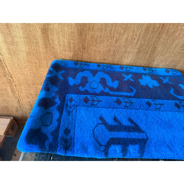 Vintage Turkish Wool Dragon Pillow For Sale - Image 17 of 17
