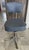 Vintage Swivel Office Chair in Grey Chrome Faux Leather in the style of Roneo, 1950s For Sale - Image 6 of 18