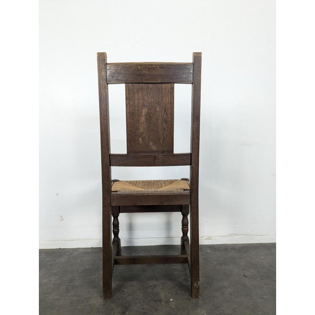 Wood Chairs in the style of Dudouyt, Set of 5 For Sale - Image 7 of 8