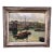 French Impressionist Harbor Scene Oil Painting Lucien Lefebvre-Foinet Paris For Sale