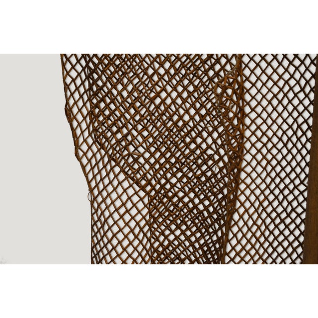 Rare Antique Bamboo Wood Vest For Sale - Image 4 of 5