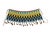 This Stunning vintage Ceremonial Skirt Kirdi Beaded Cache Sex Pikuran Cameroon 18" w features superb hand beading with...
