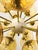 21st Century Ovale Natural Brass Amber Bubbles Murano Sputnik Chandelier by Fabio LTD For Sale - Image 6 of 8