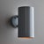 Large Hans-Agne Jakobsson C627 'Rulle' Outdoor Sconce in Painted Silver For Sale - Image 9 of 10