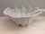 Hollywood Regency Mid Century Italian Porcelain Clamshell Punch Bowl With Ladle. For Sale - Image 4 of 11