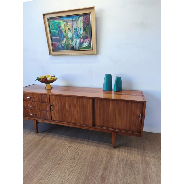 Minimalist Modern Wooden Buffet, 1970s For Sale - Image 18 of 18