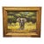 Canvas Featuring a Detailed Wildlife Portrait of an Elephant in Africa - Signed For Sale