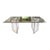 Glamorous Hollywood Regency Mirror and Glass Dining Table For Sale
