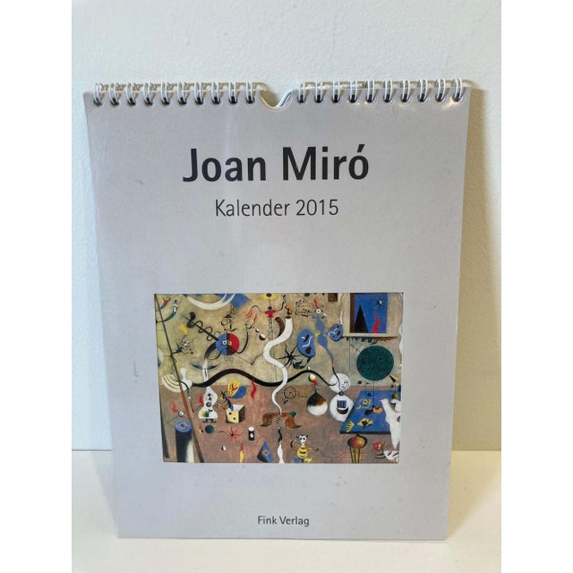 Joan Miró Inspired 2015 Calendar: Modern Paper Art Collectible For Sale - Image 12 of 17