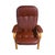 Mid 20th Century Danish Modern Bentwood Leather Armchair For Sale - Image 6 of 6