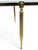 Metal Marble Table with Brass Frame For Sale - Image 7 of 16