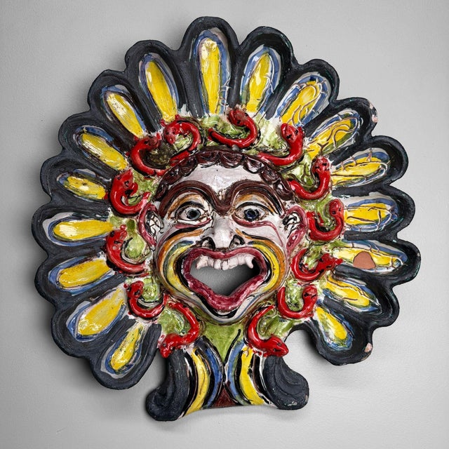 Apotropaic Wall Mask by Gennaro Condurso, Italy, 2010s For Sale - Image 12 of 12