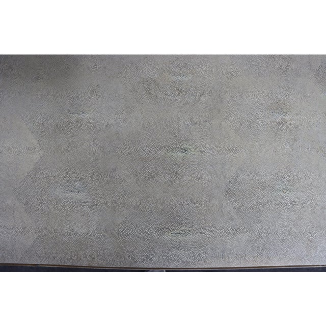 Lillian August for Hickory White Faux Shagreen Writing Desk For Sale - Image 17 of 17
