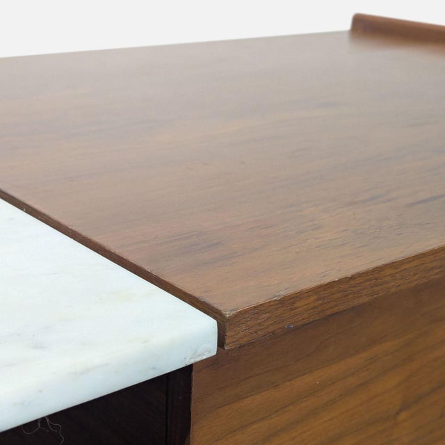 West Elm Marble & Wood Pop-Up Coffee Table For Sale - Image 10 of 11