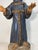 17th Century Large 1600's Antique Hand Carved Polychromed Santos St. Francis Sculpture Statue For Sale - Image 5 of 16