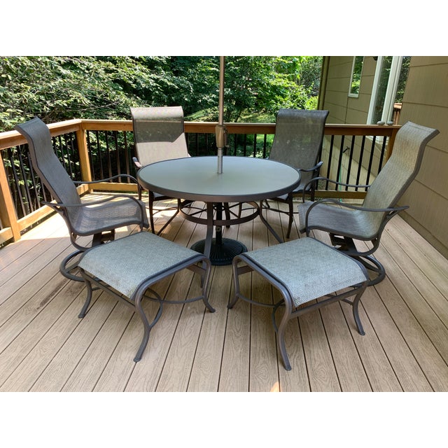 Savoy Collection by Winston Furniture Co Outdoor Dining Set, 9 Pieces