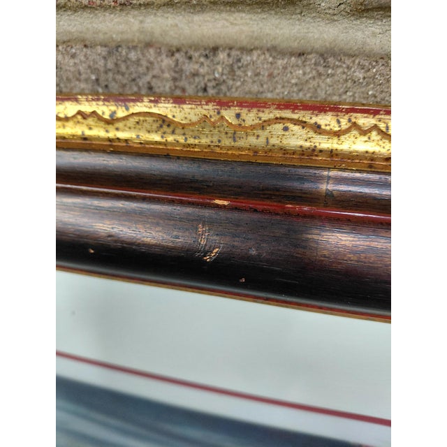 Red Framed Limited Edition William Mangum's "5th and Market" Print 10/750 For Sale - Image 8 of 14