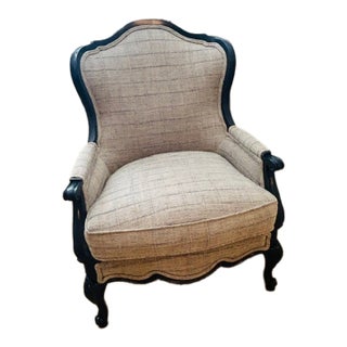 Vintage Louis XV Bergere Chair For Sale
