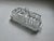 Glass Vintage Federal Glass Co. Style Covered Cut Glass Butter Dish For Sale - Image 7 of 17