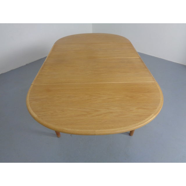 Large Drop Leaf Oak Dining Table by Arne Vodder for Sibast, Denmark, 1960s For Sale - Image 17 of 18