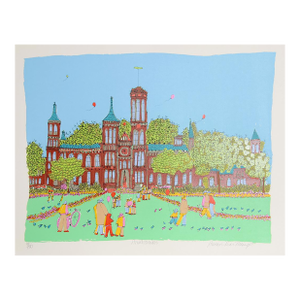 Smithsonian, Signed Screenprint by Susan Pear Meisel