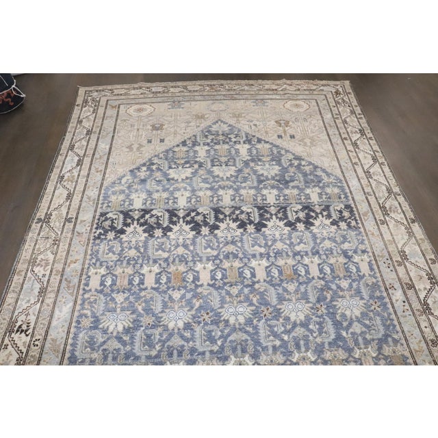 Early 20th Century Blue Large Corridor Persian Malayer Rug - 6'10" x 20' For Sale - Image 9 of 15