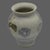 Late 20th Century Santa Barbara Hand -Thrown Pottery Morning Glory Floral Vase Marked For Sale - Image 5 of 9