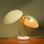 Industrial Table Lamp with 2 Shades in Pastel Yellow and Green with Brass Details by Bruno Gatta for Stilnovo, Italy, 1950s For Sale - Image 3 of 11