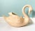 Ceramic Large Vintage Peach Colored Ceramic Swan Planter For Sale - Image 7 of 12