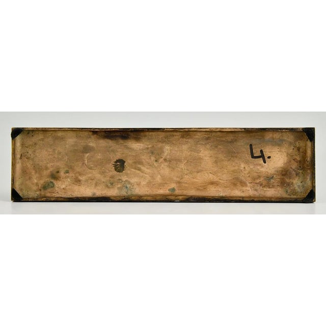 Charles Conrad, Art Deco Sculpture of Panther, 2008, Bronze For Sale - Image 9 of 11