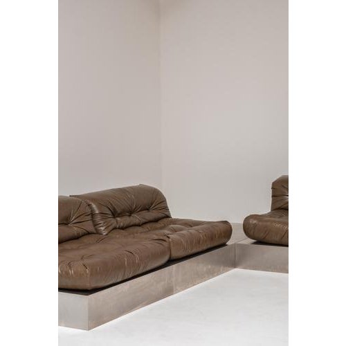 First Edition Mah Jongh Sofa from Roche Bobois, 1970s, Set of 3 For Sale - Image 16 of 18