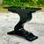 Vintage Postmodern Black Lacquered Console Table For Sale In West Palm - Image 6 of 7