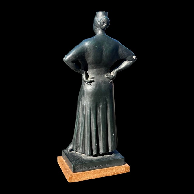 Vintage Gaston Lachaise Standing Woman Figural Sculpture, 1968 Alva Museum Replica For Sale - Image 4 of 8