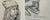 Mid 20th Century Mid 20th Century Old Master Artwork Drawings: Fouquet, Dürer, Titian (Set of 5) - Unknown Artist For Sale - Image 5 of 8