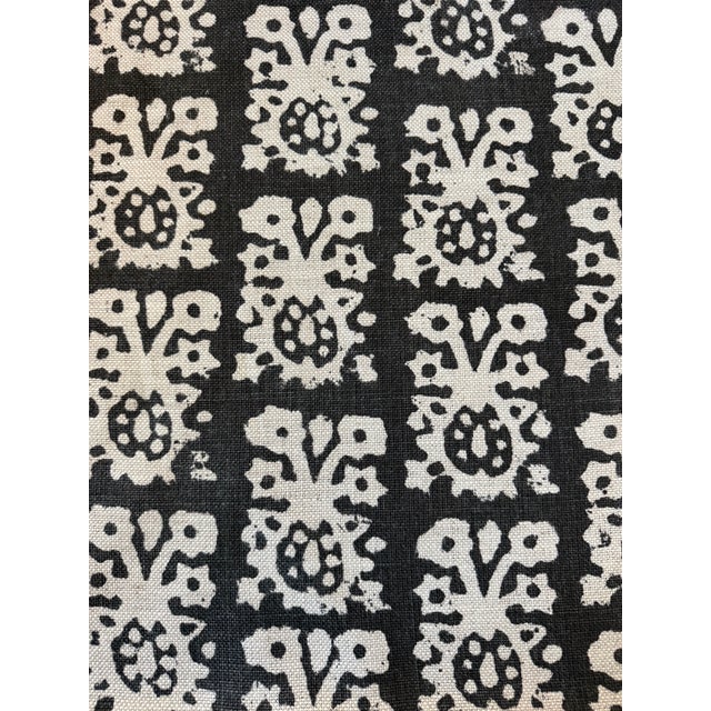 Schumacher Fabric 174630 | Jakarta Linen Print, Graphite - Fabric 2 5/8 Yards PATTERN NUMBER 174630 BRAND Schumacher...