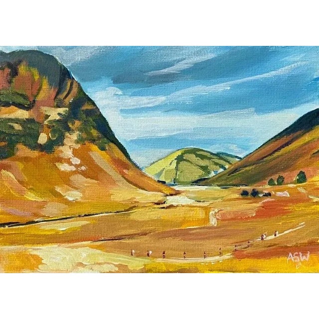 Miniature Landscape Study of Scottish Highlands by Contemporary British Artist For Sale - Image 11 of 12