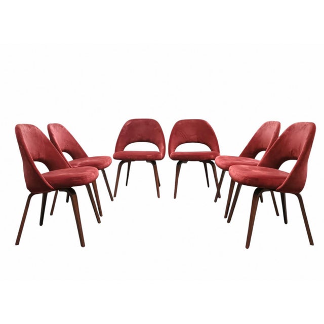 Eero Saarinen Conference Chairs by Eero Saarinen for Knoll, Italy, 2018, Set of 6 For Sale - Image 4 of 16