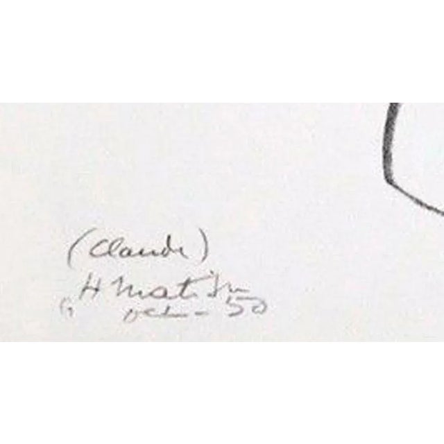 Figurative 1950s Vintage Henri Matisse Original Lithograph Print For Sale - Image 3 of 4