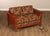 High Quality American Made Oak Spindle Frame Loveseat or Settee with Custom Upholstered Cushions